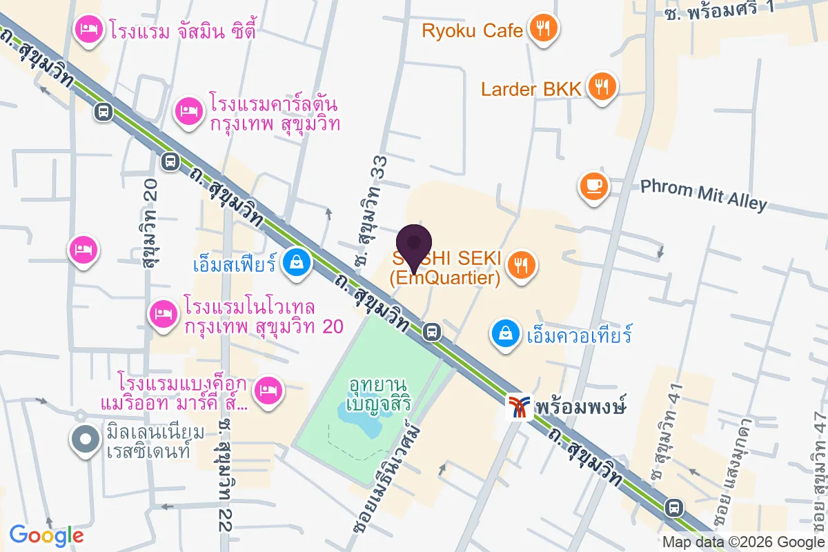 แผนที่ตำแหน่งBreakfast Story Phrom Phong
