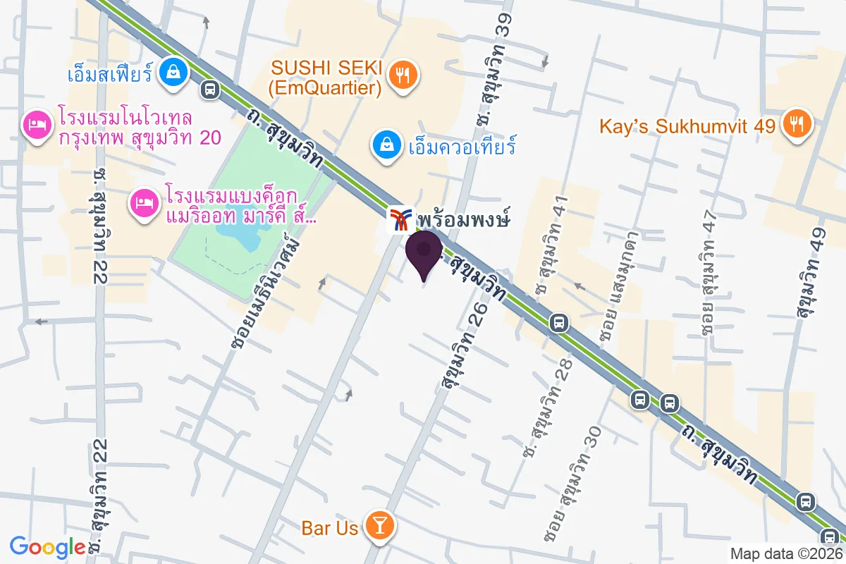แผนที่ตำแหน่งฟาร์มสุขx2 Farmsuk Sukumvit 24