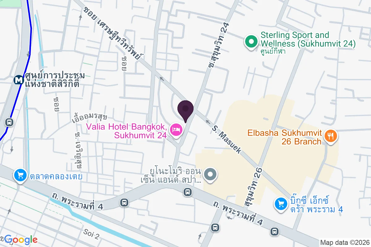 แผนที่ตำแหน่งThe President Park Park View Towers