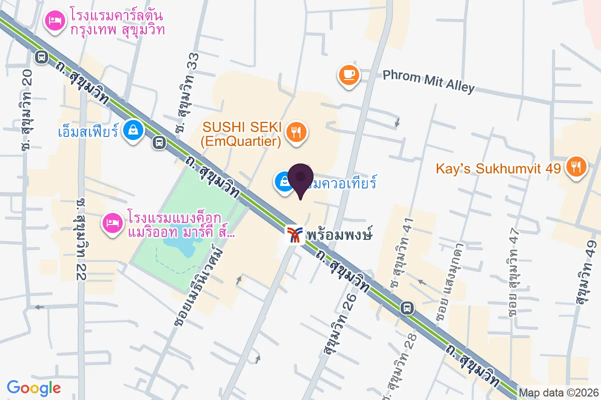 แผนที่ตำแหน่งEscape Bangkok