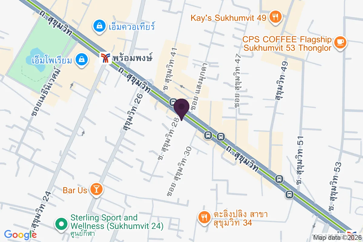 แผนที่ตำแหน่งThe Address Sukhumvit 28