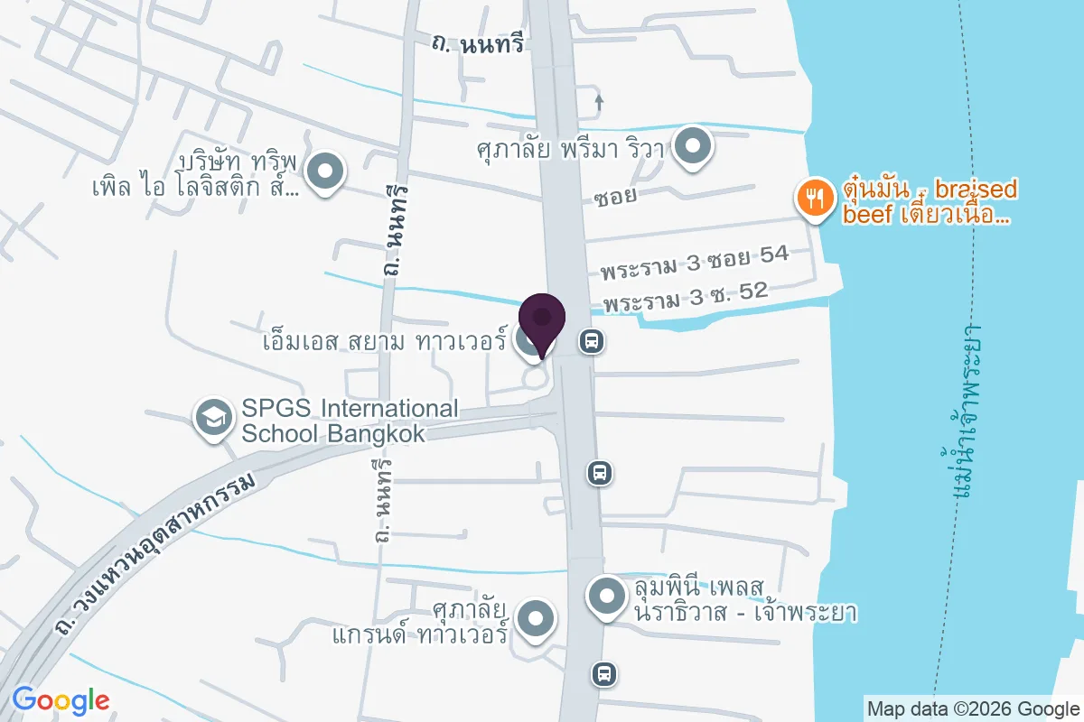 แผนที่ตำแหน่งเจริญรุ่งเรือง บุฟเฟต์นานาชาติ
