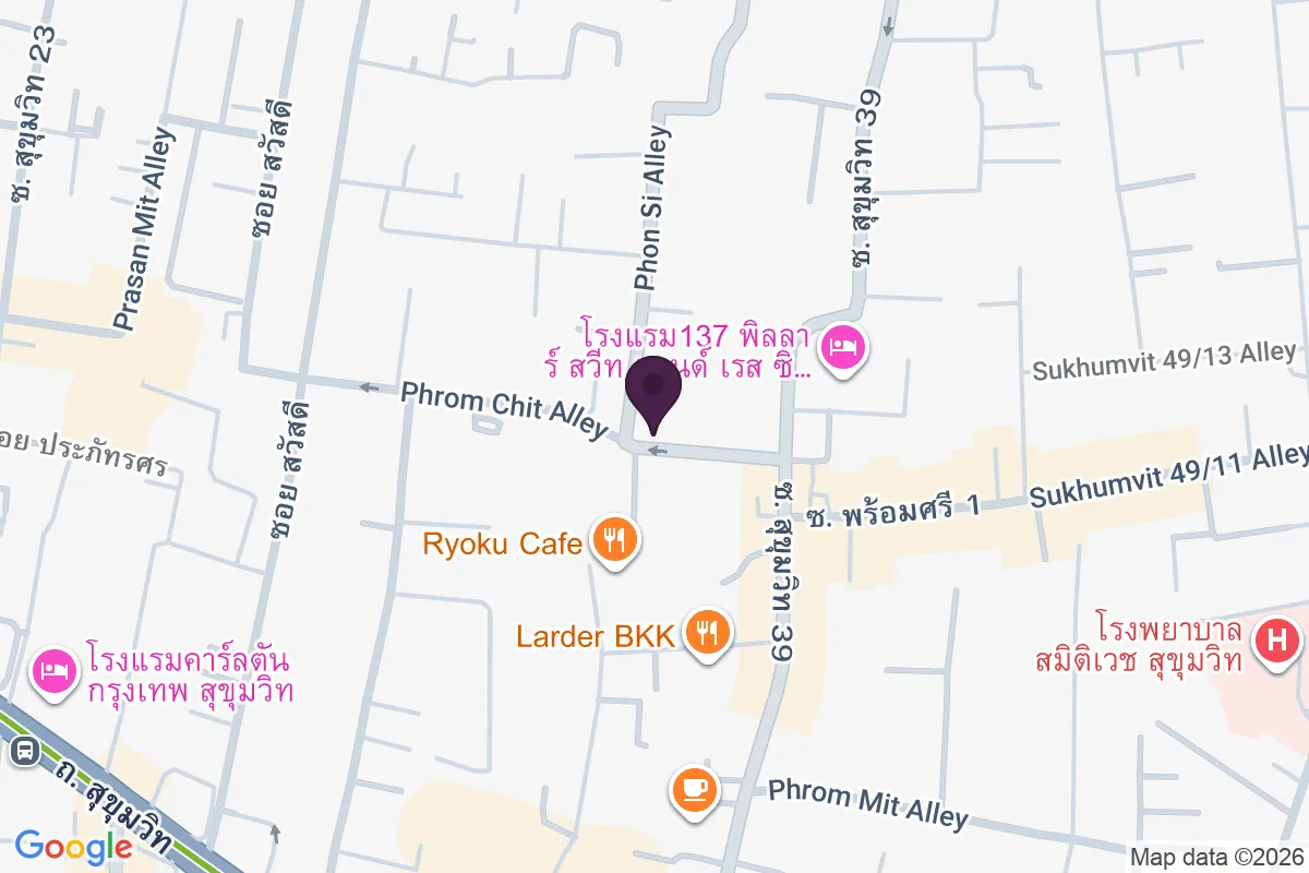 แผนที่ตำแหน่งBeirut Restaurant - Sukhumvit 39 | مطعم بيروت