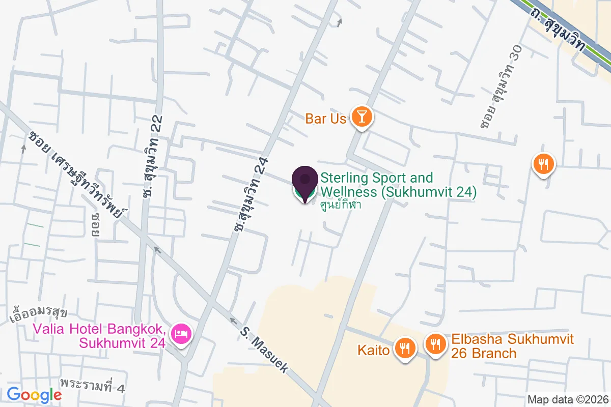 แผนที่ตำแหน่งSterling Sport and Wellness (Sukhumvit 24)