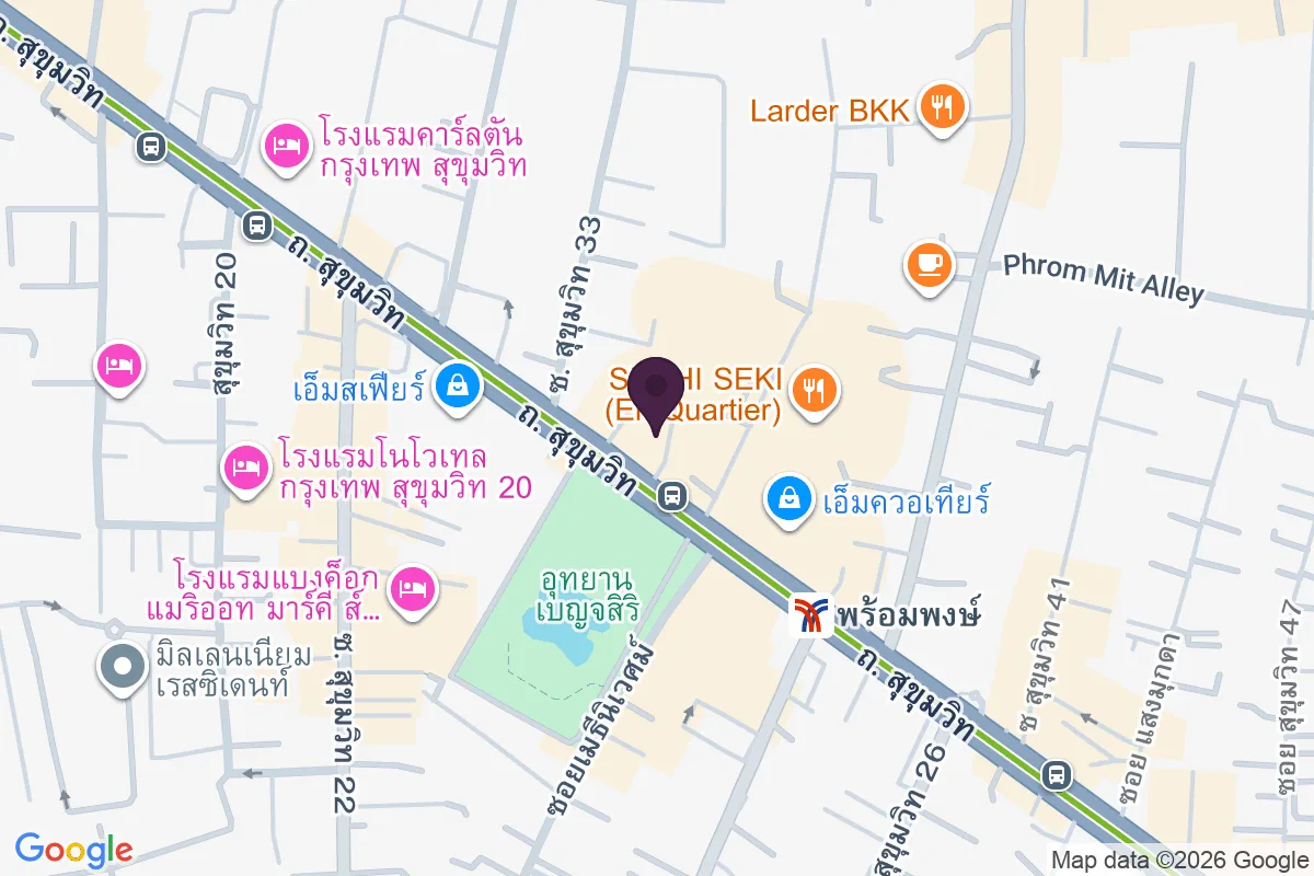 แผนที่ตำแหน่งThe Laughing Tiger