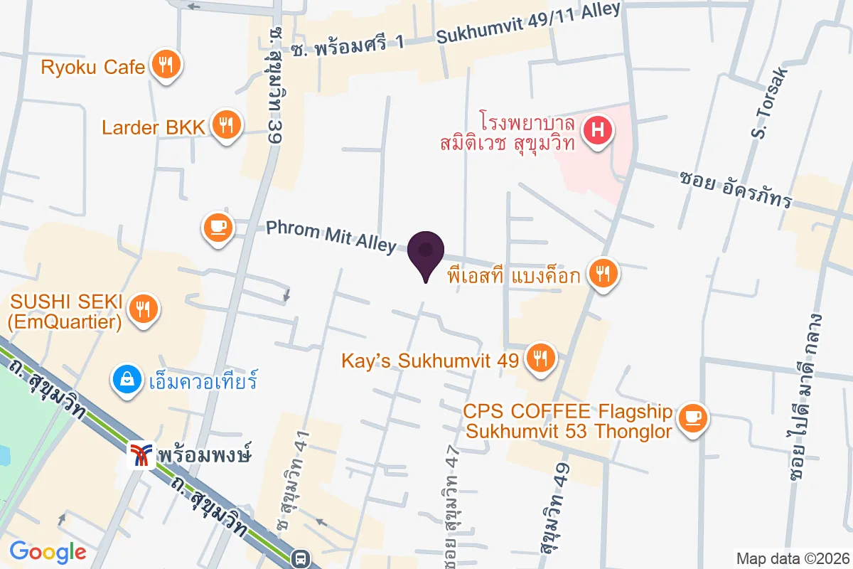 แผนที่ตำแหน่งเอช สุขุมวิท 43