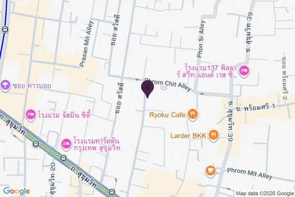แผนที่ตำแหน่งศรีตราด