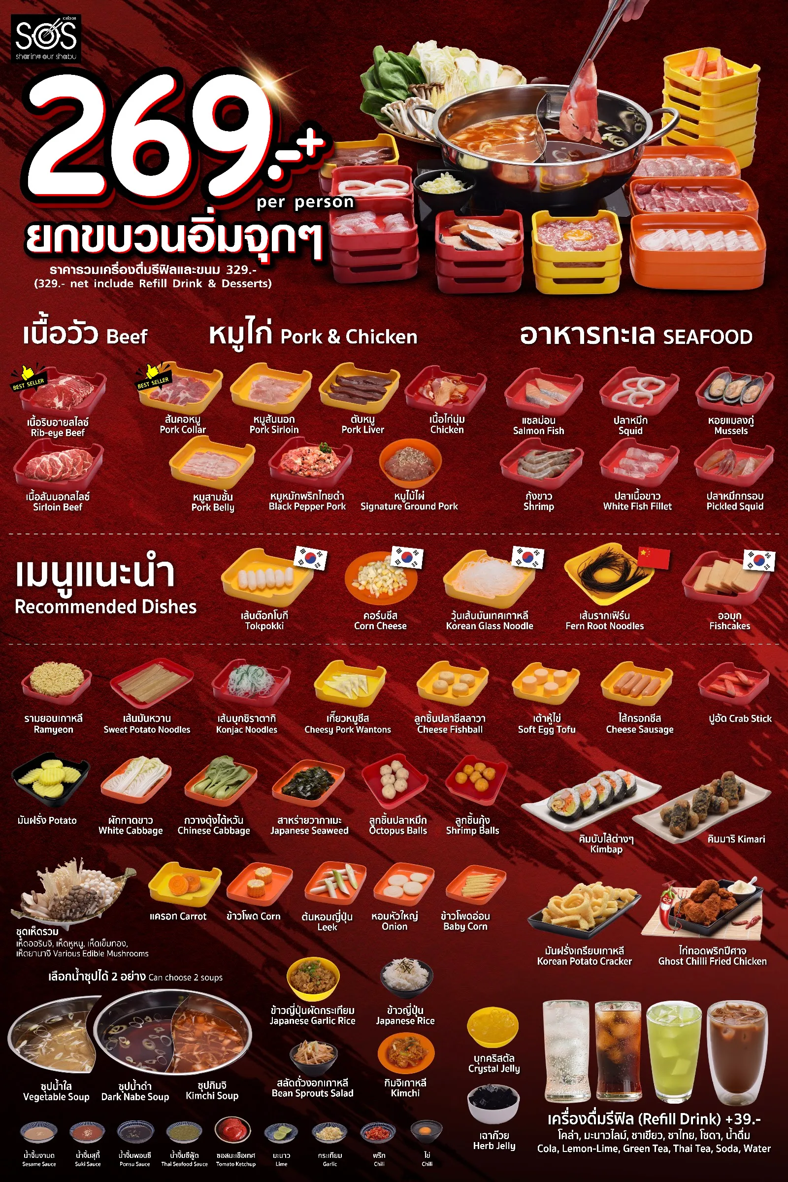 ภาพจริงของ SOS Shabu Buffet (Big C Rama 4) - เอสโอเอส บุฟเฟต์ ชาบู บิ๊กซีพระราม 4 ย่านพร้อมพงษ์ จาก Google Maps (รูปที่ 3)